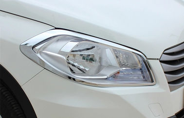 Cina ABS Chrome Headlight Bezels untuk Suzuki S-cross 2014, Bingkai Lampu Ekor pemasok