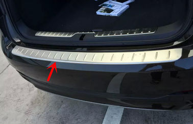 Cina BMW X6 Baru E71 2015 Stainless Steel Outer Back Door Sill Rear Bumper lecet Plat pemasok
