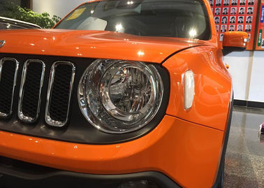 Cina Tahan lama Car Headlight dan lampu belakang Molding Chrome Untuk Jeep Renegade 2016 pemasok