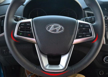 Cina Auto Interior Potong Parts, Chrome Garnish Steering Wheel untuk Hyundai IX25 2014 pemasok