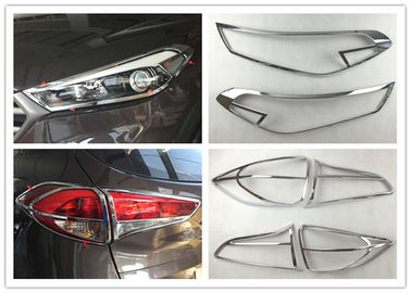 Cina Hyundai New Auto Accessories For Tucson 2015 IX35 Lampu depan berkrom dan kerangka lampu belakang pemasok