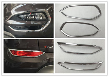 Cina ABS Chromed Fog Lamp Bezel Untuk Hyundai Tucson IX35 2015 Frame Foglight pemasok