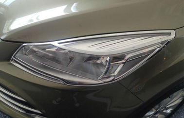 Cina 2 Piece Kit Chrome Lampu Depan bezel dan Taillight Molding untuk 2013 / 2015 Ford Kuga Escape pemasok