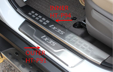 Cina Aksesoris Mobil Stainless Steel Door Sill Plate untuk Hyundai Tucson IX35 2009 pemasok