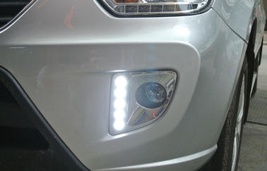 Cina LED Daytime Running Lights untuk CHERY Tiggo 2012 Mobil LED DRL Menjalankan lampu pemasok