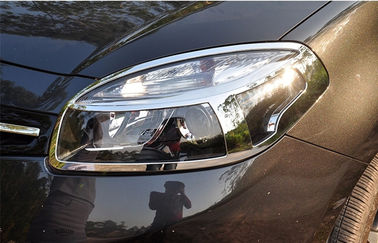 Cina Disesuaikan ABS Chrome Headlight Bezels / Auto Headlight Covers Untuk Renault Koleos 2012 pemasok