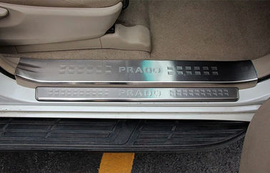 Cina Bagian mobil lampu pintu mobil ambang baja tahan karat untuk Prado FJ150 2010 pemasok