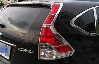 Cina ABS Chrome Mobil Blackout Headlight Meliputi, Tail Lamp Frame Untuk CR-V 2012 2015 pemasok