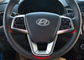 Auto Interior Potong Parts, Chrome Garnish Steering Wheel untuk Hyundai IX25 2014 pemasok