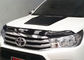 Toyota Hilux Revo 2016 Auto Body Trim Bagian Bonnet Guard Plastic PMMA pemasok