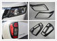 Black and Chrome Headlight Bezels And Taillight Cover Untuk Nissan NP300 Navara 2015 pemasok