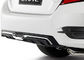 Penggantian Auto Body Kit Honda New Civic 2016 2018 Bumper Belakang Diffuser Carbon Fiber pemasok