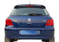 Auto Body Kit Atap Mobil Spoiler Peugeot 307 Spoiler Belakang Bahan ABS pemasok