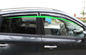 Deflectors angin Untuk Renault Koleos 2009 Jendela Mobil Shields Dengan Potong Stripe pemasok