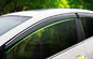 Sun Dan Hujan Pengawal Mobil Jendela Visor Untuk KIA K3 2013 Dengan Stainless Steel Stripe pemasok