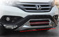 Bumper Mobil Mewah Chrome Guard dan Rear Guard Untuk Honda CR-V 2012 2015 pemasok