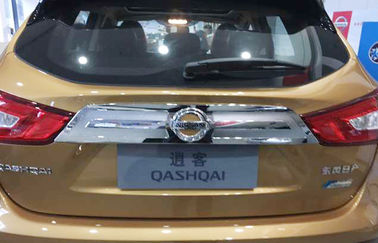 Cina ABS Chrome Auto Body Trim Parts Untuk Nissan Qashqai 2015 2016 Tail Gate Moulding pemasok