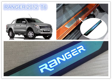 Cina Ford Ranger T6 2012 - 2015 Pintu lampu LED lampu sisi pintu Pintu Scuff Plate pemasok