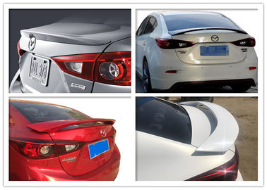 Cina Auto Sculpt Rear Wing Roof Spoiler untuk 2014 Mazda 3 AXELA, Proses Blow Molding pemasok