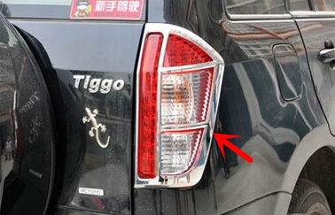 Cina Kustom Auto Headlight Meliputi, Chery Tiggo 2012 Tail Lamp Chrome Rim pemasok