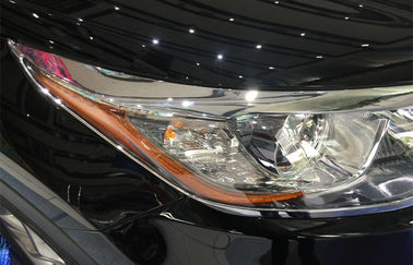 Cina Penutup lampu depan mobil Chrome presisi tinggi untuk TOYOTA Highlander 2014 2015 Kluger pemasok