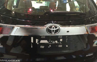 Cina Bagian trim Chrome Auto Body Untuk Toyota Highlander Kluger 2014 2015 Back Garnish pemasok