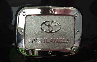 Cina Auto Dekorasi Bagian Chrome Fuel Tank Cap Cover Untuk Highlander Kluger 2014 2015 pemasok