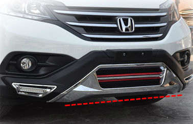 Cina Luxury Chrome Car Bumper Guard dan Rear Guard Untuk Honda CR-V 2012 2015 pemasok