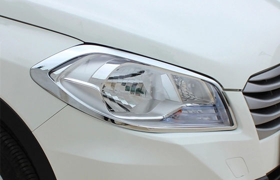 Harga yang bagus ABS Chrome Headlight Bezels untuk Suzuki S-cross 2014, Frame Lampu Belakang on line
