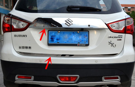Harga yang bagus Suzuki S-cross 2014 Pintu Belakang Baja Rinsing Garnish dan Lower Trim Strip on line