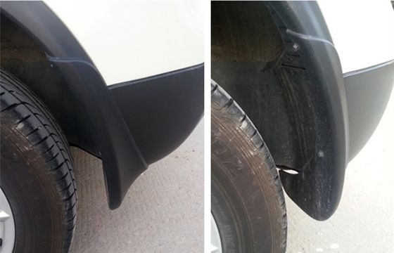 Harga yang bagus Plastik PP Car Mud Guard Untuk Nissan Qashqai 2007 2008 - 2014 Splash Guard on line