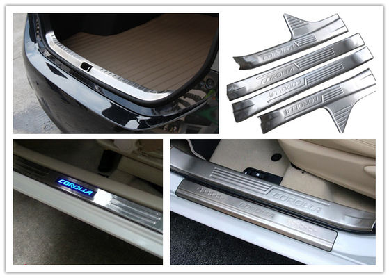 Harga yang bagus Toyota Corolla 2014 2016 Stainless Steel Door Sill dan Scuff Plate on line