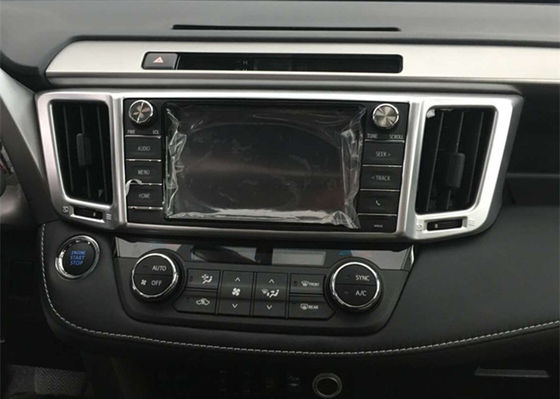 Harga yang bagus Bagian Dekorasi Interior Berkrom Layar dan Air Vent Molding untuk TOYOTA RAV4 2016 on line