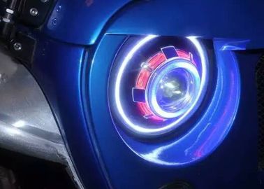 Harga yang bagus Starry Sky Style LED Lampu Berlari siang hari Lampu depan Assy Untuk JEEP Wrangler (JK) 2007 - 2017 on line