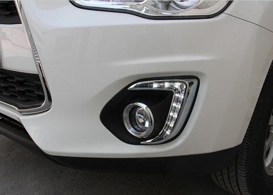 Harga yang bagus LED Daytime Running Light untuk MITSUBISHI ASX 2013 2014 2015 Lampu Kabut DRL on line