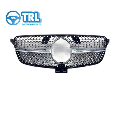 Harga yang bagus A1668800985 Mercedes Benz W166 GLE GLS Radiator Grill awet ABS Plastik Hitam on line