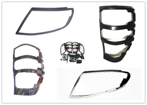 Harga yang bagus 2012 2014 Ford Ranger T6 lampu depan Bezel, ABS Chrome Penutup lampu depan on line