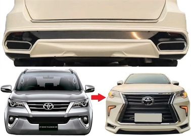 Harga yang bagus Lexus Style Body Kits Bumper Depan Dan Bumper Belakang Pabrik Untuk Toyota Fortuner 2016 2018 on line
