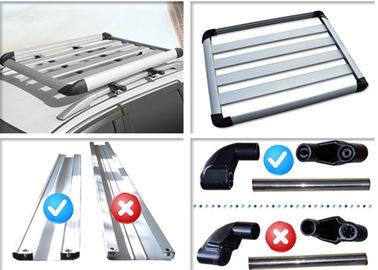 Harga yang bagus Rak atap mobil universal, aluminium paduan atap bagasi pengangkut dengan dua pegangan pabrik on line