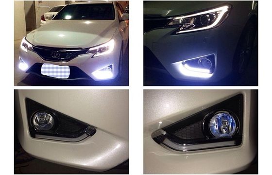 Harga yang bagus Toyota REIZ 2013 2014 LED Cahaya Berjalan di siang hari Mobil DRL Lampu berlari on line