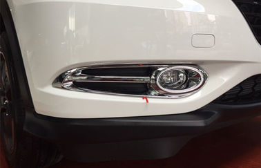 Harga yang bagus ABS Custom Front Chrome Fog Lamp Bezel Untuk HONDA HR-V VEZEL 2014 on line