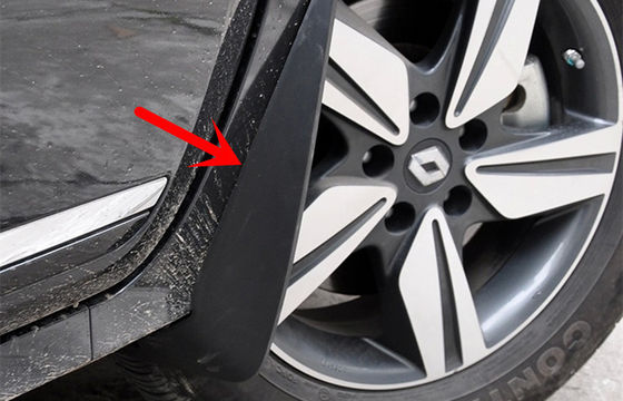 Harga yang bagus PP Black Car Mud Guards Untuk Renault Koleos 2012-2016 Lapisan Lumpur / Penjaga Splash on line