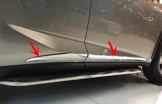 Harga yang bagus Lexus NX300 / NX200 2015 Bagian body trim, sisi pintu Chrome trim on line