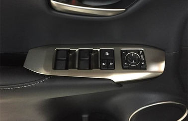 Harga yang bagus Bagian-bagian pemesanan interior mobil berkrom Untuk penutup switch jendela LEXUS NX 2015 on line