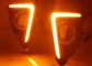 Lampu belokan kuning Lampu LED siang hari 1,5 kg untuk TOYOTA RAV4 2016 2017 pemasok