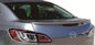 Auto Roof Spoiler untuk Mazda 3 2011+ Bagian Sayap Belakang dan Aksesoris ABS Plastik pemasok
