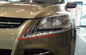 Ford Kuga 2013 2014 2015 Luput chrome Headlight Potong Bagian Kepala lampu Garnish pemasok