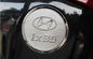 Kustom Auto Body Parts Potong, Stainless steel Fuel Tank Cap Cover Untuk Hyundai Tucson ix35 2009 pemasok