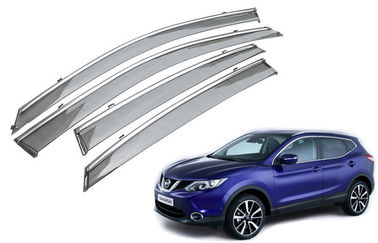 Harga yang bagus Stainless Steel Shining Garnish Window Visors Untuk Nissan Qashqai 2015 Awning on line