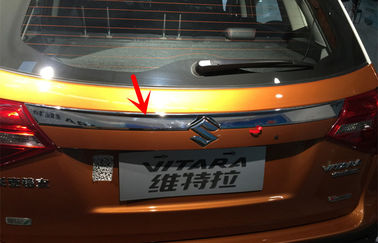 Harga yang bagus Tail Gate Molding Auto Body Trim Parts Untuk Suzuki Vitara 2015 2016 Pintu Belakang Berkrom on line